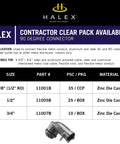 3/8 In Flex 90 Degree Connector for FMC Metal Clad to Steel Box, Zinc Die Cast, Product Specification Sheet