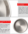 Close-up of satin nickel closet door finger pull with snap-in design, no nails needed, ideal for pocket and sliding barn doors.