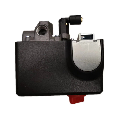 Beefed Up Replacement Pressure Switch Compatible With Porter Cable Air Compressors 105 To 135 Psi, top view showing ports and connections.