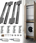 18 Inch Pocket Door Slide Kit Set Of 2 for space-saving cabinet doors with smooth soft close mechanism in kitchens and closets.