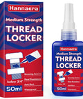 Blue medium strength thread locker 50ml bottle for securing fasteners