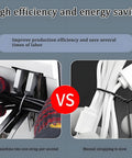Slick Automatic Bundling Machine For Gold Wire Sealing With Fast Twist Tye Sealer And Smart Winding Function showing comparison of efficiency