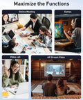Online meeting, gaming, video calls, and 4K streaming facilitated by Fast 1300Mbps USB WiFi Adapter For PC And Laptop With Dual 5dBi Antennas