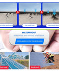 Heavy Duty Waterproof Roofing Tape With Flexible Butyl Asphalt And Thick Aluminum Foil for leak repairs on various roof types.