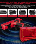 Cordless Hot Glue Gun For 18V Battery, 30 Second Preheat, Includes 30 Glue Sticks, Great For Arts And Crafts, DIYers, Projects.
