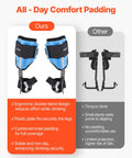 Comparison of Height Adjustable Tree Climbing Spikes with cushioned padding and ergonomic design vs. basic climbing spikes.