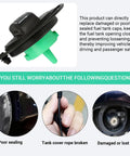 Leak Proof 2.44 Inch Fuel Tank Cap Replacement For Volkswagen And Audi Sealed Filler Cap 5C0201550T 5Q0201550L