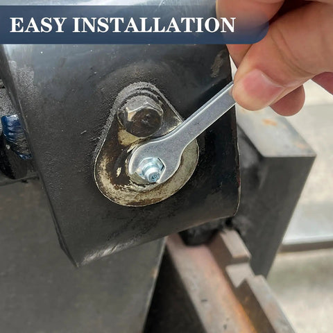 One Quarter Inch SAE Grease Fittings Kit With 82 PCS Zerk Nipples, Caps And Wrench in use on machinery