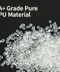 High Pressure PU Air Hose Built As A Workhorse With Hella Kink Resistance And A Slick Flexible Design delivering clear PU material granules.