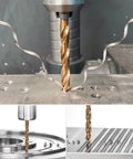 5/64 Inch Cobalt Drill Bit Set M35 High Speed Steel Jobber Length 135 Degree Point For Hard Metal Stainless Steel Cast Iron Includes Index Storage Case 10 Piece Pack drilling metal