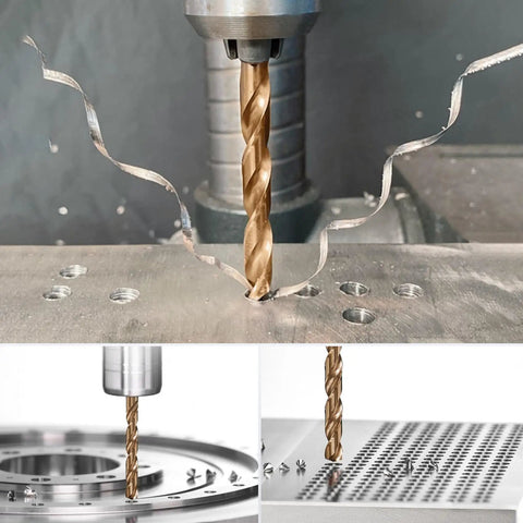 5/64 Inch Cobalt Drill Bit Set M35 High Speed Steel Jobber Length 135 Degree Point For Hard Metal Stainless Steel Cast Iron Includes Index Storage Case 10 Piece Pack drilling metal