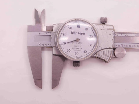 0-6 Inch Dial Caliper With Inside And Outside Measuring,.001 Inch Graduation, Dual Range Stainless Steel Precision Tool