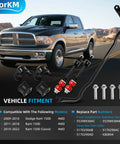 Front Stabilizer Bar And Sway Bar Link Kit For Ram 1500 2009 2010 2011 2012 2013 2014 2015 2016 2017 2018 2019 2020 2021 2022 Classic Dodge Ram Replacement 55398938AC with bushings, end links, bolts, and stabilizer bar