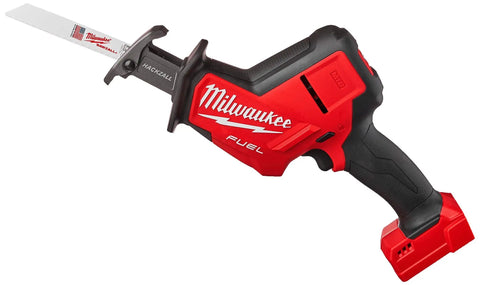 M18 FUEL Hackzall Cordless Reciprocating Saw Bare Tool with brushless motor, compact design, red and black color.