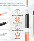 Orange Gyro Brake Cables Kit For 20 Inch Bikes Front And Rear With Upper And Lower Cables Spinner Rotor Durable