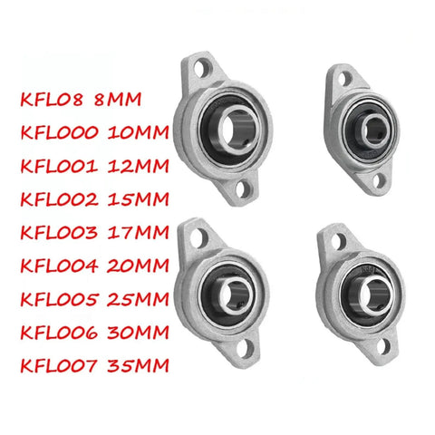 Best Heavy Duty Pillow Block Linear Bearings With Chrome Steel Insert For Smooth Shaft Runs And Quiet Self Aligning Operation While Cast Iron Housing Handles Big Loads Safely For Tough Industrial Machines Where Durability Matters Most For Big Jobs Daily. 8mm-35mm sizes shown