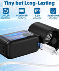 Go-To Ultra Portable Personal Mini Fan With Lanyard USB Rechargeable 100 Speed Turbo Cooling Pocket Size for Travel