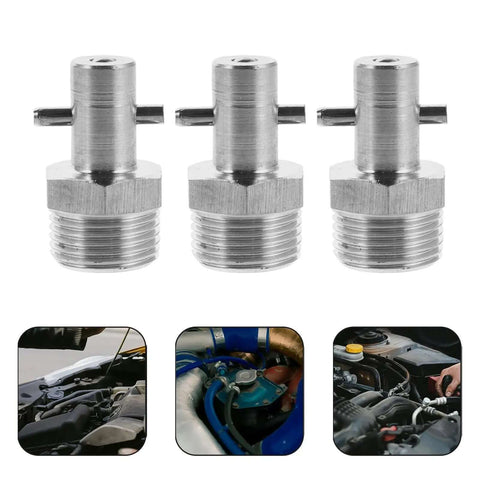 3pcs Stainless Steel Button Head Grease Zerk Fitting Kit For Hydraulic Cylinder Semi Truck Fleet Auto Repair Marine Workshop Industrial Machinery Oil Lube Needle Gun Attachment Coupler Tool Must Have Gear Up, stainless fittings