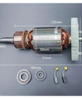 Heavy Duty Replacement Armature Rotor Slotting Machine For Electric Power Tool Repair Parts Model 3803 And 3803A, detailed view with measurements.