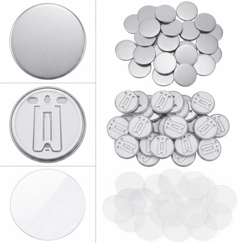 58mm Button Maker Supplies Tinplate Photo Frame Blanks For Badge Press Machine DIY Round Picture Frame Refills for craft display