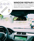 Windshield Crack Repair Kit For DIY Auto Glass, Portable And Easy To Use, Quick Fix For Long Cracks And Chips, Stops Cracks From Spreading