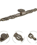 Set Of 6 Vintage Zinc Alloy Cabinet Pull Handles For Kitchen Cabinets Dressers And Wardrobes Antique Drawer Knobs detail view