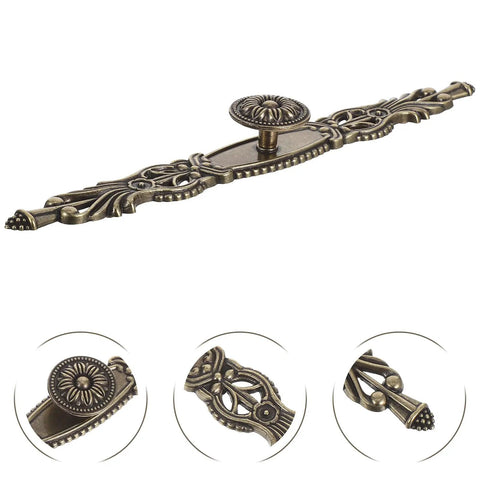Set Of 6 Vintage Zinc Alloy Cabinet Pull Handles For Kitchen Cabinets Dressers And Wardrobes Antique Drawer Knobs detail view