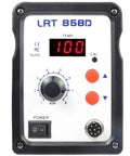 Front panel of 700W Digital Hot Air Rework Station showing dial knobs and temperature display for SMD soldering and PCB repair.