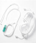 2-In-1 Hydrogen Inhalation And Eye Care Mask with white silicone goggles, green hydrogen chamber, and white tubing
