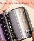 Close-up of 6 Hole Punch For A4 A5 B5 Notebooks And Planners with paper scrap catcher