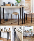 Table Clamp Legs 28In Adjustable Metal F Shape Desk And Coffee Table Legs 4pcs No Drilling Design To Protect Your Desktop