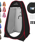 Pop Up Shower Tent For Outdoor Privacy, Tool Free Setup In A Snap, 47.2W x 74.8H Changing Tent, waterproof with stakes and bag.