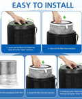 Step-by-step installation of Replacement Filter For Shark Air Purifier Max HP201 HP302 HP301 HP202 HP232 HC502 AP1000 H13