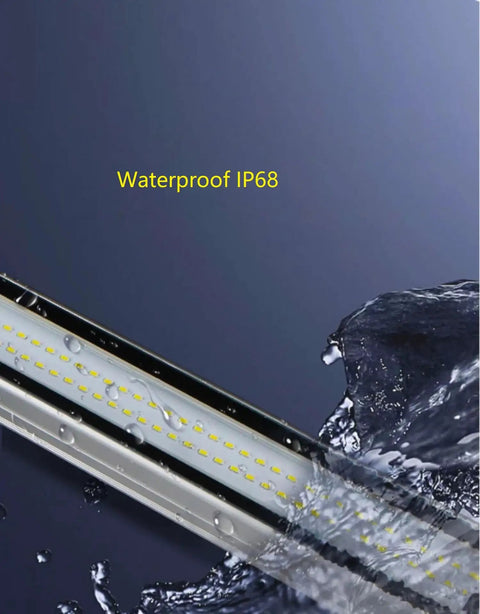 Heavy Duty Industrial LED Tube Light 16W 110 240V Explosion Proof IP67 For CNC And Workshop with water splash