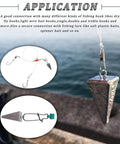 Pyramid sinker with hook rig setup for Bullet Style Sinkers For Saltwater Fishing, Heavy Duty Surf Tackle Weights For Ocean Casting