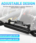 Hydraulic Top Link Class 1, Adjustable 18-1/8 To 26-3/8 Inches For Cat 1 Tractors, showcasing adjustable design and length specifications.