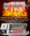 Constant temperature feature of Electric Drum Coffee Roaster For Home And Small Business With Large Capacity Roasts Beans.