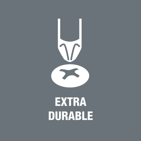 "Micro Set ESD Twenty SB Bit Set With Quick Swap Handle graphic showing extra durability feature and detailed bit design."