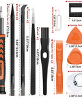58 In 1 Magnetic Precision Screwdriver Set With Case for iPhone MacBook Computers and More, multi bit kit showing tools and accessories