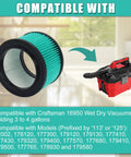 Heavy Duty Cartridge Wet Dry Vacuum Filter For 3 To 4 Gallon General Purpose Vacs Replace 9 17810 2 Pack With HEPA Design