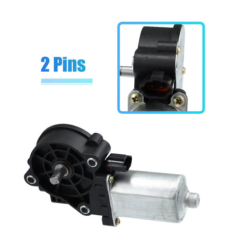 Heavy Duty RV Stair Entry Step Motor Stepper Swap For No Sweat Installs With Slick Auto Retract Safety Lock Fits 676061 1101428 214-1009 Motorhome Coach Door Actuator viewed from side with two-pin connector