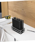 Pro Grade Cylindrical Punch Transfer Punch Tools Set With Base Design for Mechanical Repair on white table