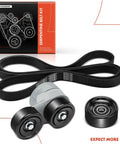 Engine Serpentine Belt Drive Kit With Tensioner And Idler For Honda Accord 03 10 Odyssey 05 10 Pilot 05 08 and packaging
