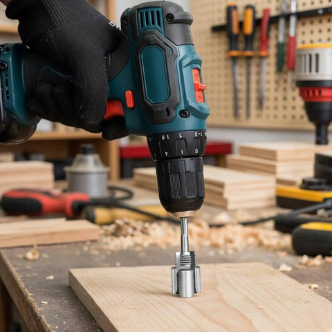 Pipe Threader Attachment For Drill Aluminum Threading Tool Bit Adapter For PVC And PPR Conduits Quick Thread Repair And Leak Fix Turn Your Drill Into A Pro Pipe Maintenance Kit For Home DIY, aluminum bit on drill
