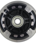 Inline Wheels 76mm 82A Light Up Skate Wheels 2 Pack With ABEC 9 Bearings No Batteries Needed Powered By Centrifugal Force