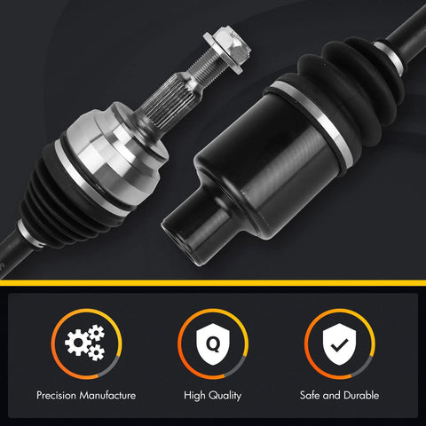Close-up of CV Axle Shaft Assembly For Dodge Ram 1500 Front 4WD 2002 2010 And 2011 Ram 1500 OE Replacement 66 3404 Drop In Ready.