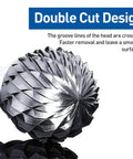 Close-up of a tungsten carbide burr from Double Cut Carbide Burr Set Ten Pieces With One Eighth Inch Shanks For Rotary Tools
