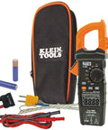 Digital Clamp Meter With Auto Ranging TRMS, Measures AC DC Voltage And Current, LoZ Ghost Voltage, includes case and accessories