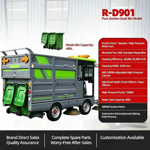 Heavy Duty Warehouse Cleaning Sweeper With Industrial Floor Maintenance Machine For Big Spaces And Smooth Concrete Floors Easy Operation And High Performance Efficiency