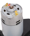 Close-up of Four Roller MIG Wire Feeder Motor With Adjustable Speed 2-15 m/min, DC 24V 40W in metal casing